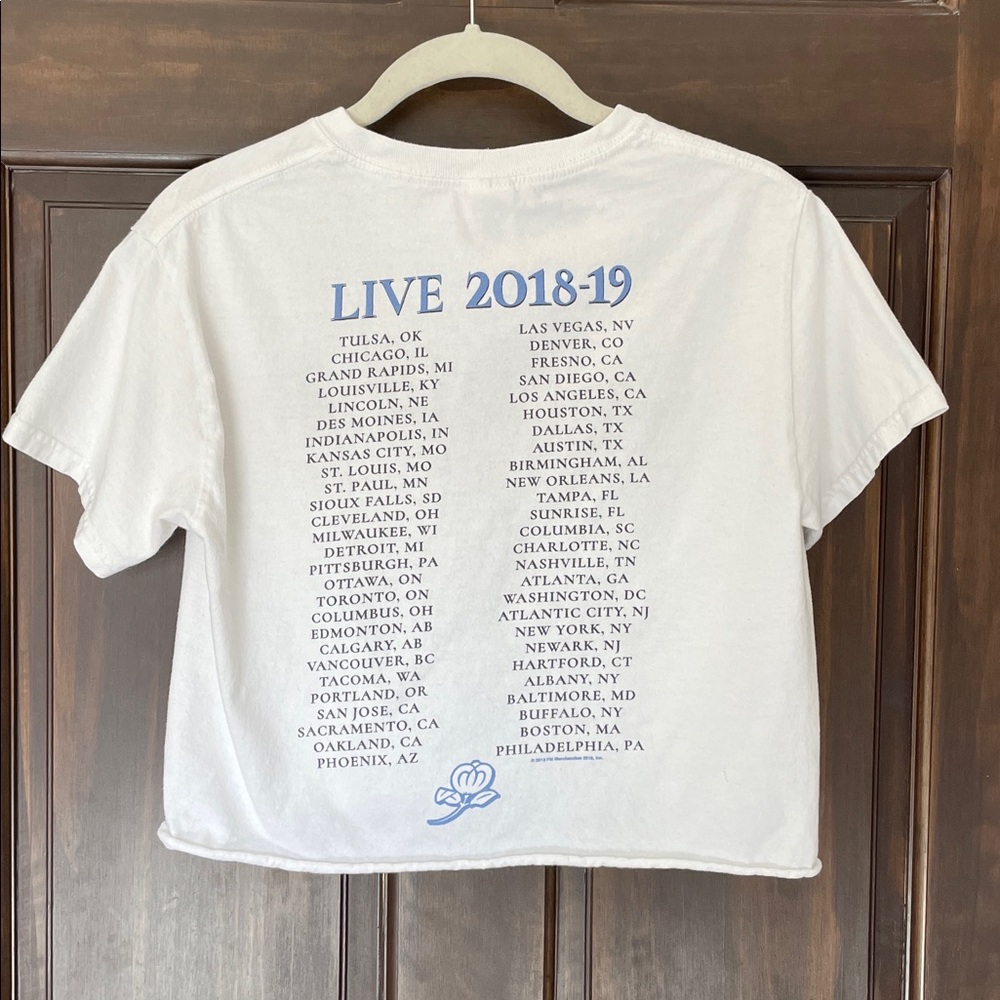 Fleetwood Mac Cropped T-Shirt - Size Small - Picture 3 of 4